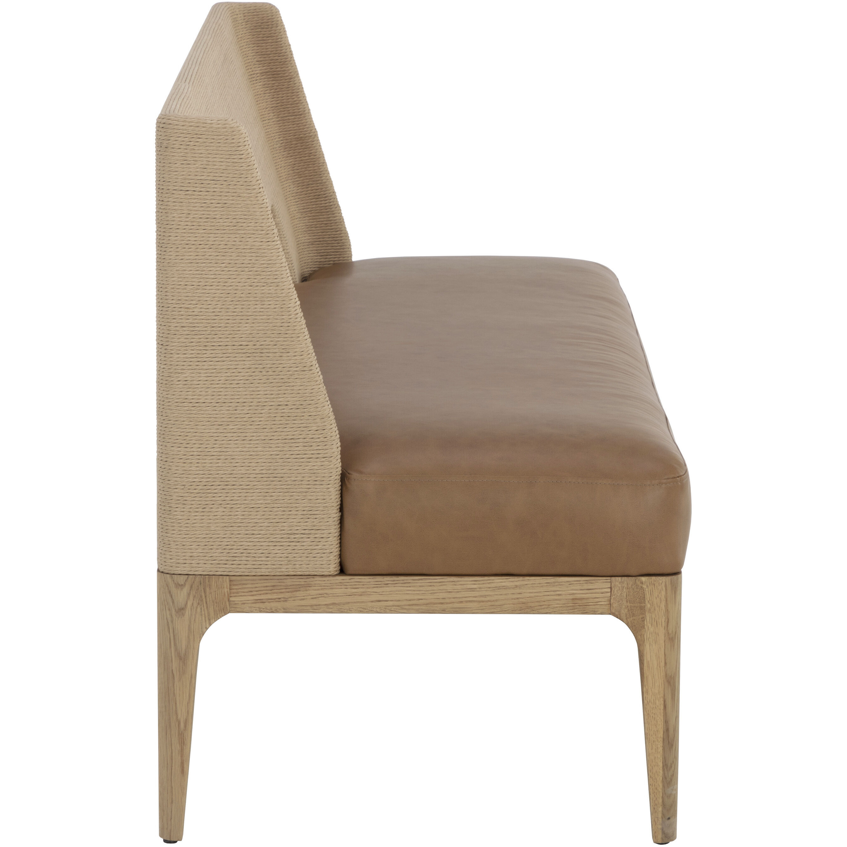 Brocco Milliken Cognac Banquette